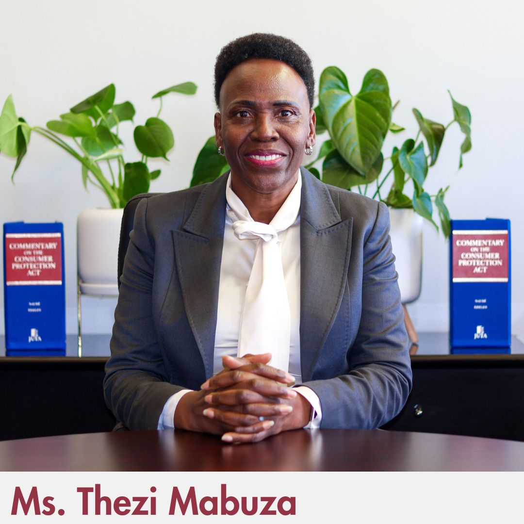 Photo of Ms. Thezi Mabuza, Acting Commissioner of the National Consumer Commission