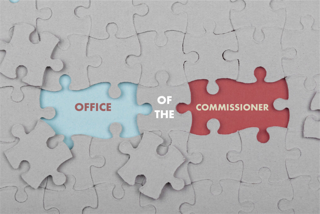 Image for the Divisions page on the National Consumer Commission website depicting the Office of the Commissioner Division.