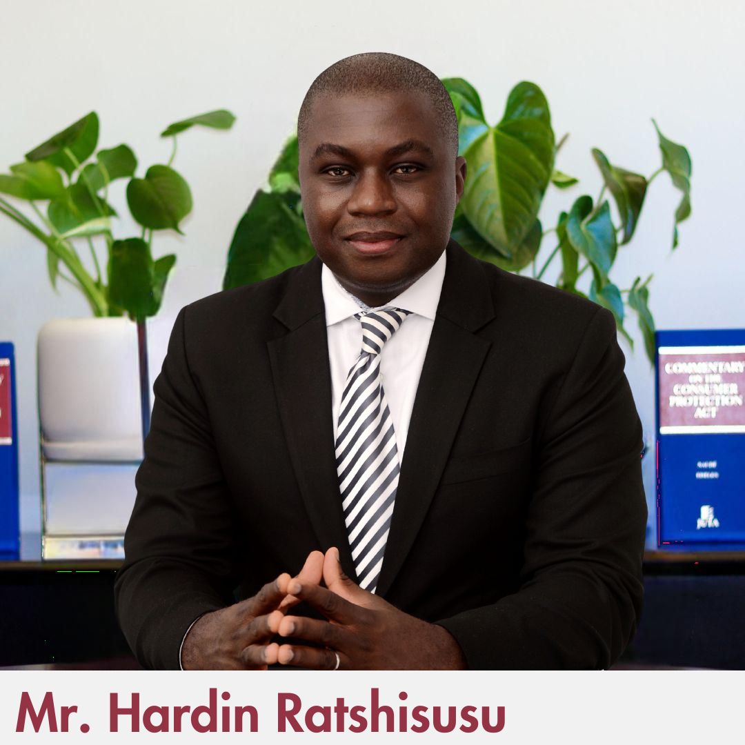 Leadership - Photo of Mr Hardin Ratshisusu, Acting Commissioner of the National Consumer Commission